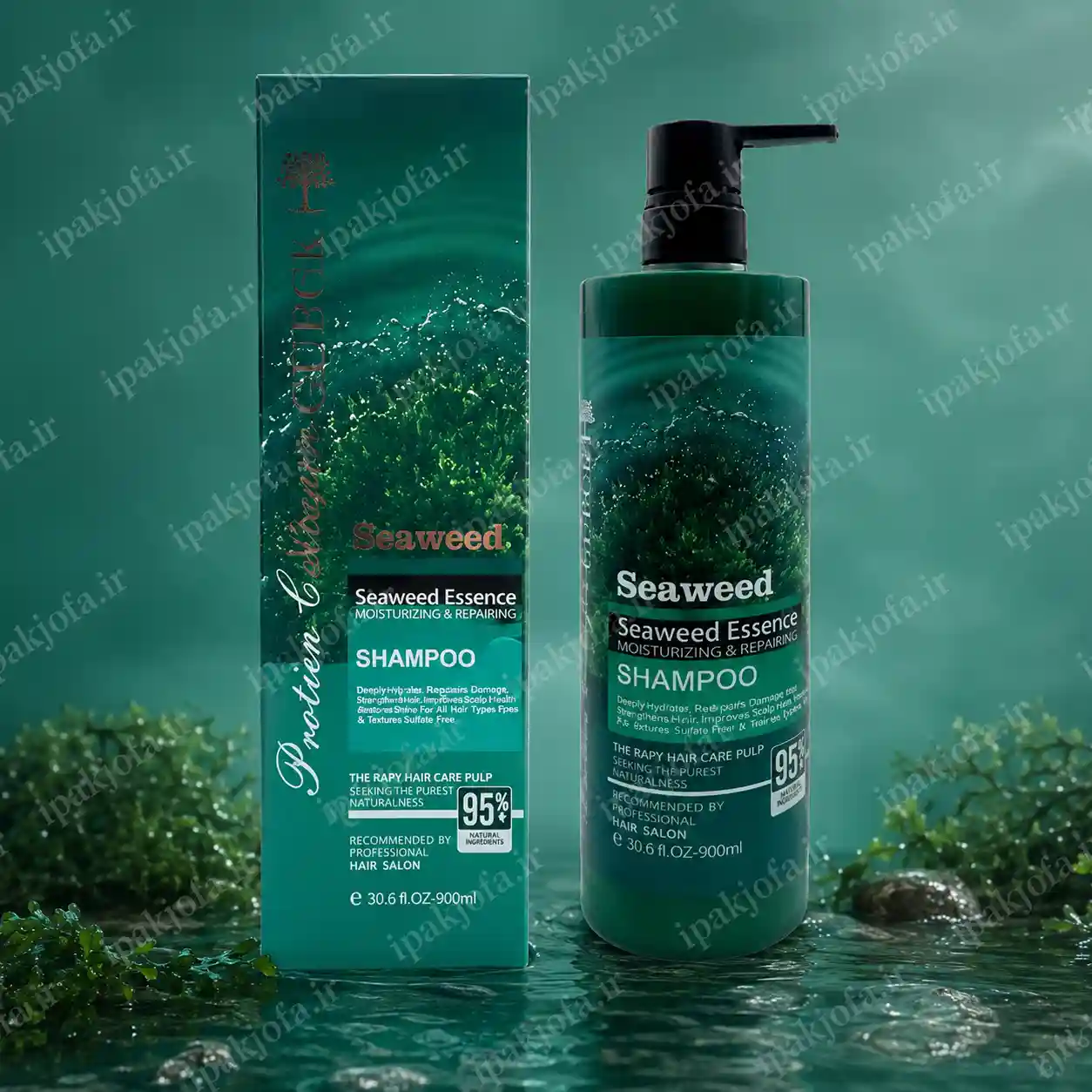 شامپو جلبک دریایی Seaweed Essence حجم ۹۰۰ میل