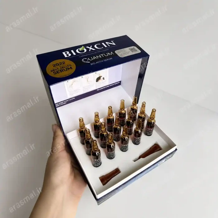 خرید سرم ضد ریزش مو بیوکسین کوانتوم Bioxcin Quantum پک ۱۵ عددی | تقویت ریشه مو