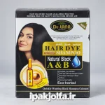 شامپو رنگ مو مشکی طبیعی دکتر لانا
